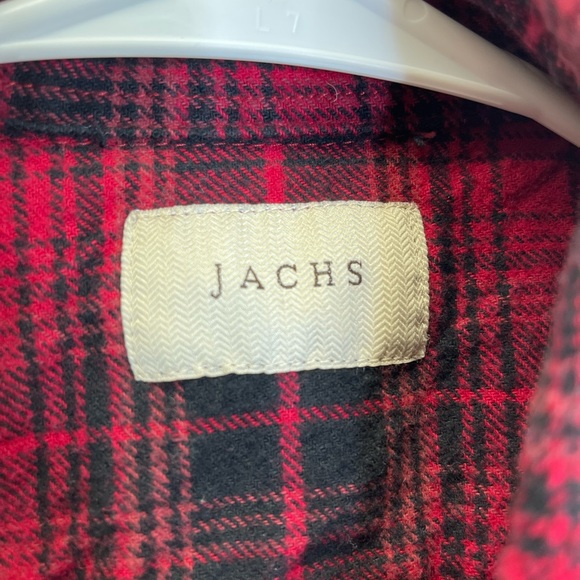 Jachs red flannel mens Medium - Picture 4 of 4